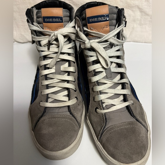 Diesel D-Velows Zipper High-Top Sneakers - Picture 6 of 14